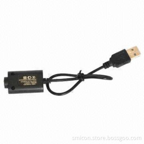 Inline USB Charger for eGo and 510 Series of Electronic Cigarettes with Short-circuit Protection